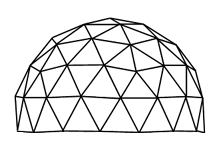 Stitch and glue geodesic dome Plan make easy to build boat