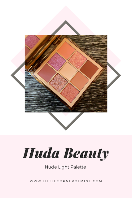 Huda Beauty Nude Light Palette and Swatch