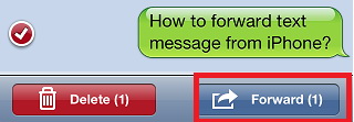 Forward SMS or iMessage on iPhone and iPad