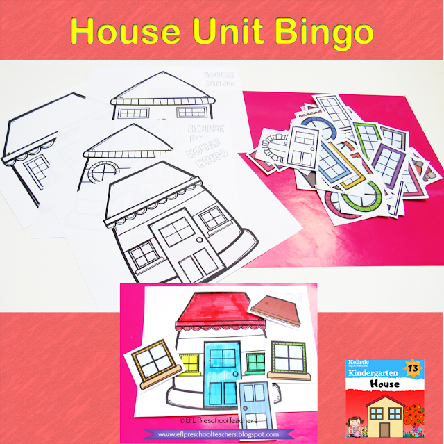 Parts of the house BINGO