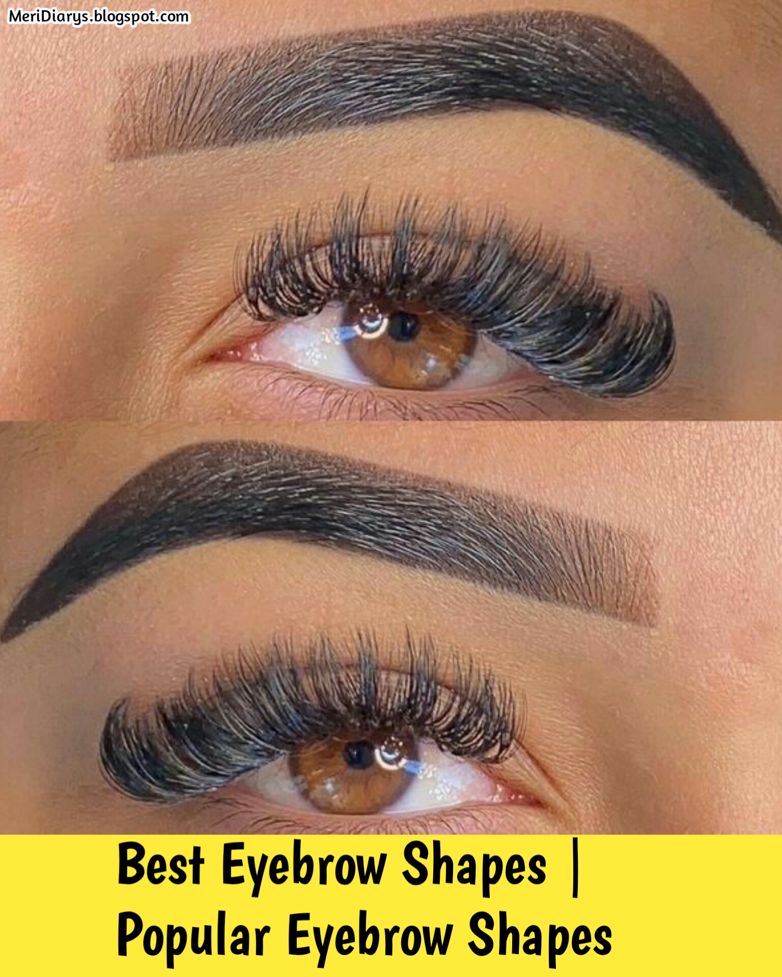 Best Eyebrow Shapes | Popular Eyebrow Shapes