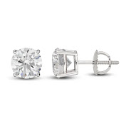 diamond solitare earring