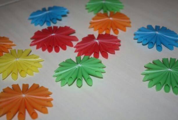  Gambar  Straw Flowers Crazzy Craft Gambar  Membuat Bunga 