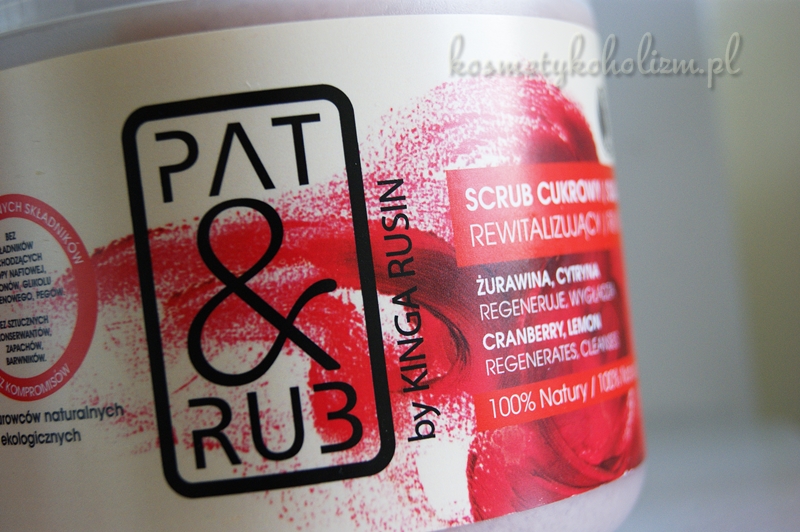 PAT&RUB REWITALIZUJĄCY SCRUB / PEELING CUKROWY