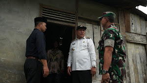 Dandim Abdya bersama Pj. Bupati Blusukan Tinjau Relokasi RTLH TMMD