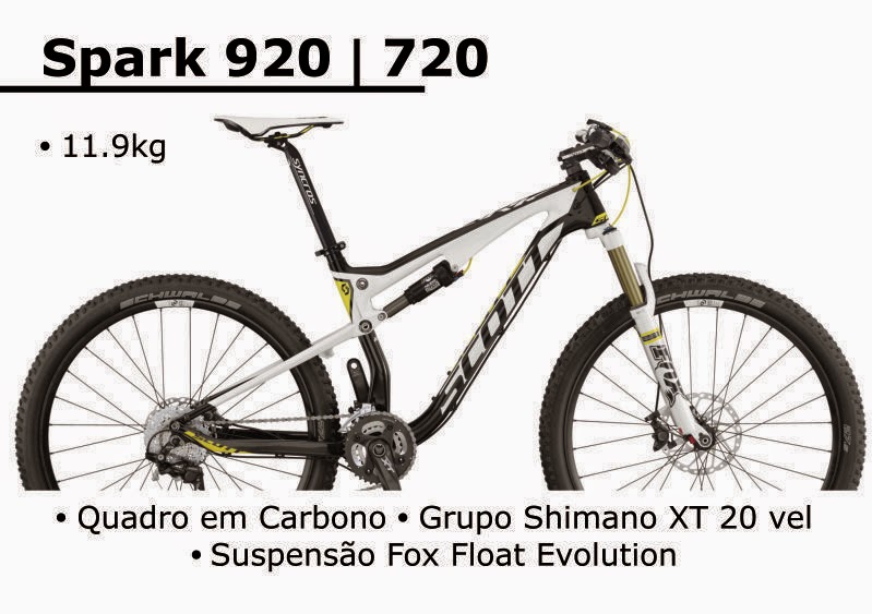  Bicicleta Scott Spark 920 / 720 2015