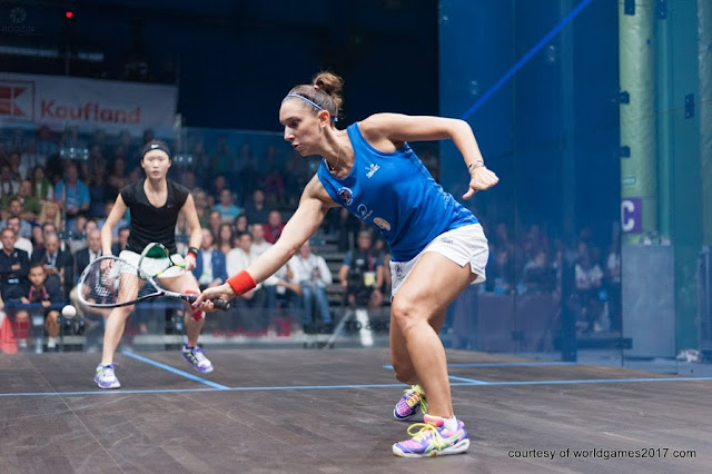 Camille Serme derrotó 3-0 a Joey Chan de Hong Kong en el squash de los Juegos Mundiales 2017