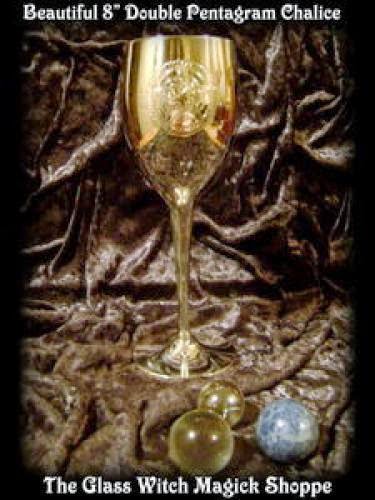 Beautiful 8 Double Pentagram Chalice Aa 25 00