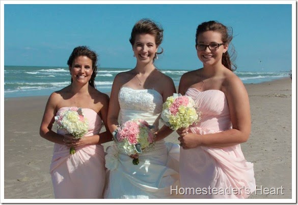 bride and girls