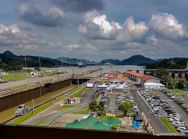 Eclusas de Miraflores, no Canal do Panamá