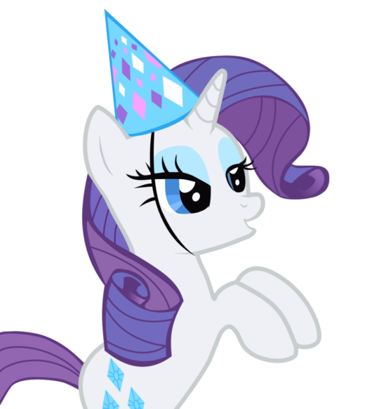 here’s your party hat, Rarity