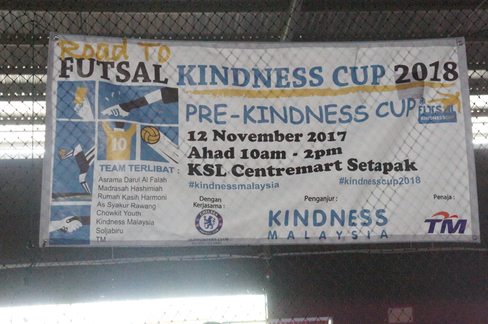 Kejohanan Futsal Pre-Kindness Cup 2017 - Kindness Malaysia