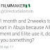  "Buhari quickly fixed Abuja airport because government & elite use it" - Filmmaker, Essang Solomom