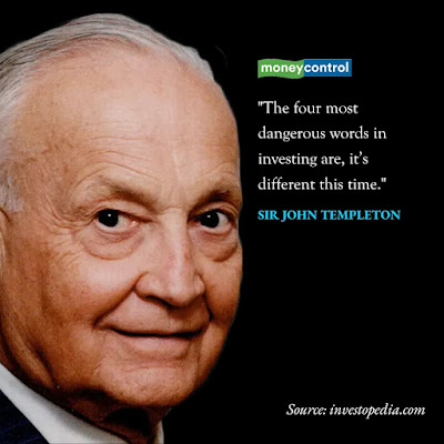 The four most dangerous words in investing are, it's different this time - SIR JOHN TEMPLETON Quotes - 11.09.2023