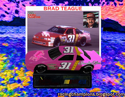 Brad Teague #31 Slender You Racing Champions 1/64 NASCAR diecast blog Bob Clark Winston Cup 1988 1987