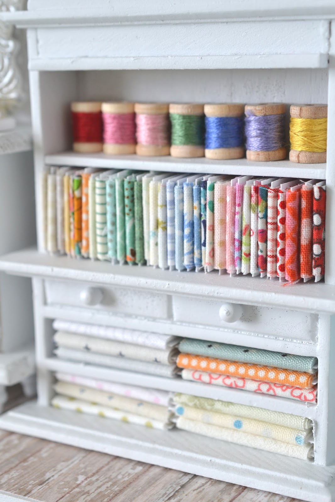 Tea Rose Home: Big Reveal of Small Sewing Room! Part 1