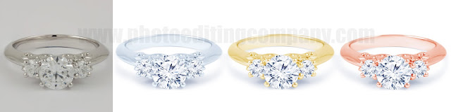 Ring Variations Jewelry Photo Editing by Photo Editing Company
