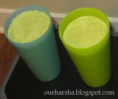 spinach Apple Banana Milk Shake (5)