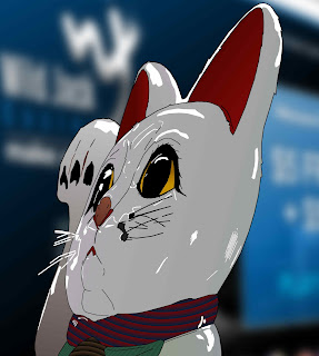 maneki neko cartoon