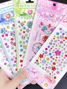 Kids Gem Crystal Acrylic Diamond Self Adhesive Stickers for Girl Creative DIY Craft Decoration Scrapbook Sticker US $1.68 1 sold + Shipping: US $0.63 Combined Delivery