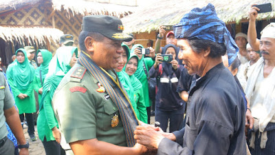 Kunjungi Suku Baduy, Pangdam III/Siliwangi : Mereka Adalah Bagian Dari Masyarakat Indonesia