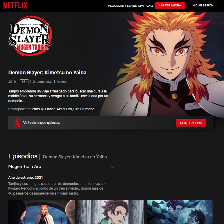 La segunda temporada de Demon Slayer llega a Netflix