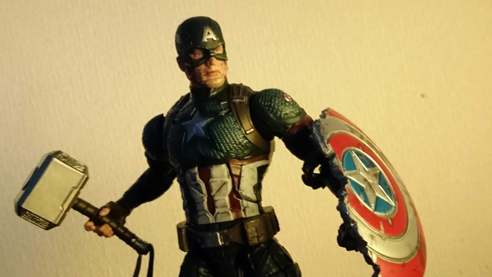 キャプテン アメリカ マーベルレジェンド カスタムリペイント アベンジャーズ エンドゲーム Marvel Legends Avengers Endgame Worthy Captain America Custom Repaint