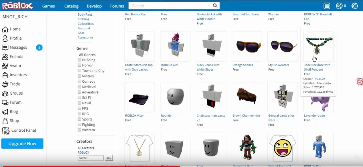 Roblox How To Look Rich For Free - 