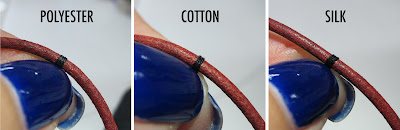 DIY Tips: What Type Of Thread Should I Use To Make A Chan Luu Bracelet? Polyester Thread Cotton Thread Silk Thread Natural Oxblood Leather cord