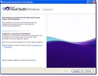 visual studio 2010 screen