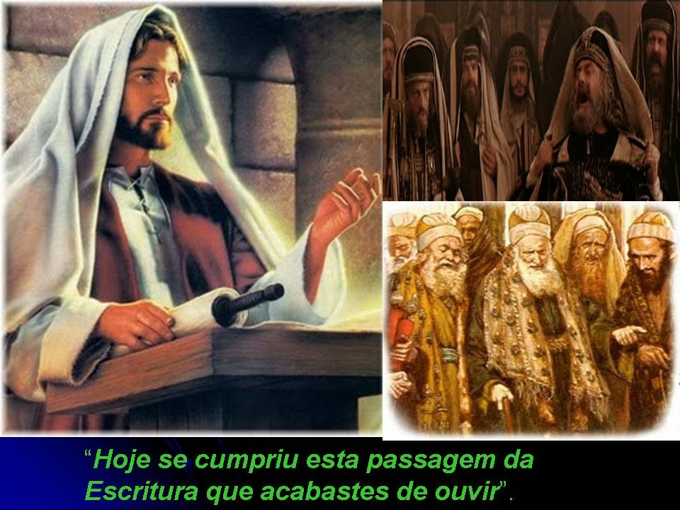 Resultado de imagem para Hoje se cumpriu esta passagem da Escritura que acabastes de ouvir.