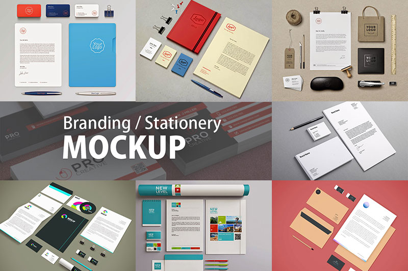 Download 95 Free Stationery Branding Mockup PSD for Identity ...