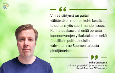 Sitaattinostokuva, jossa esiintyy Mika Oraluoma