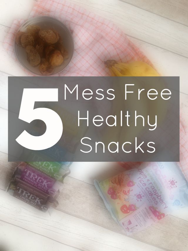 5 Mess-Free Healthy On The Go Snacks Snacks