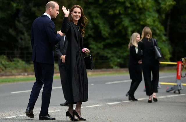 Prince William, Prince of Wales and Catherine, Princess of Wales arrived at Sandringham