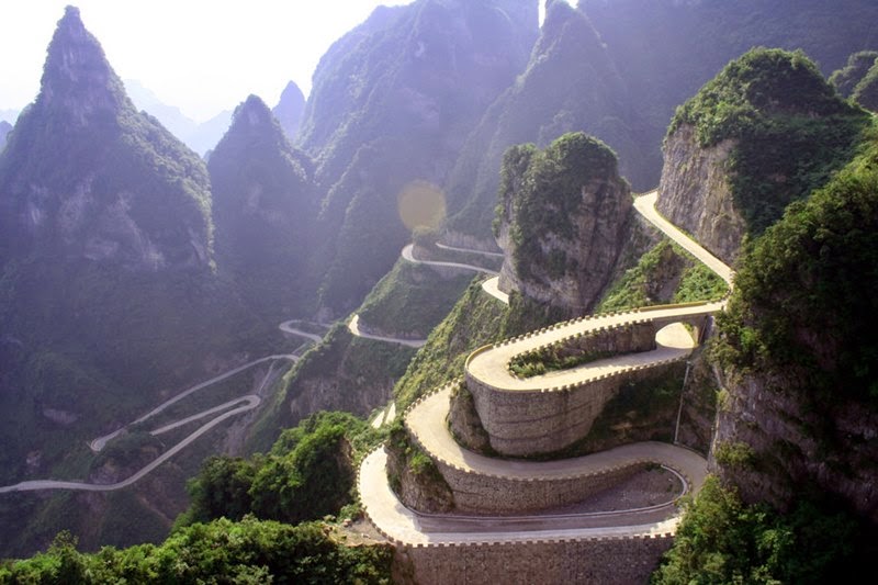 Heaven Linking Road, Tianmen Mountain | The Road of 99 Turns, China