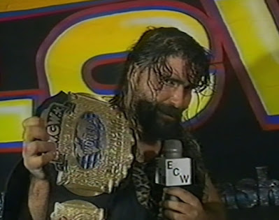 ECW Hostile City Showdown 1994 Review - Cactus Jack cuts a promo