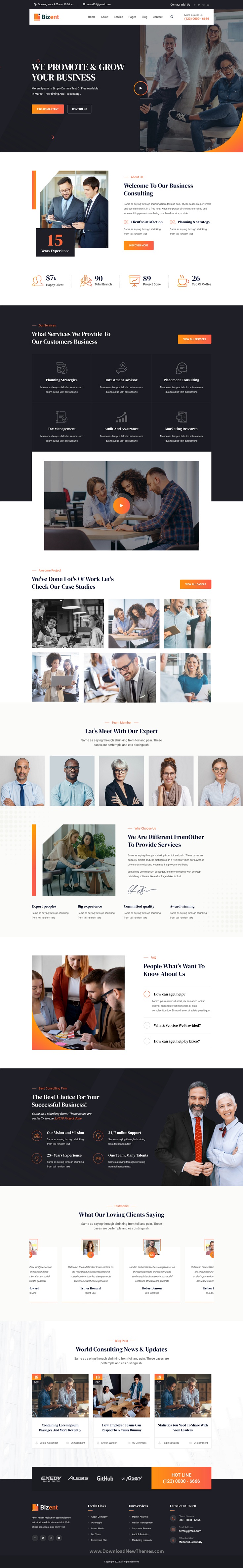 Download Business Consulting Bootstrap Template