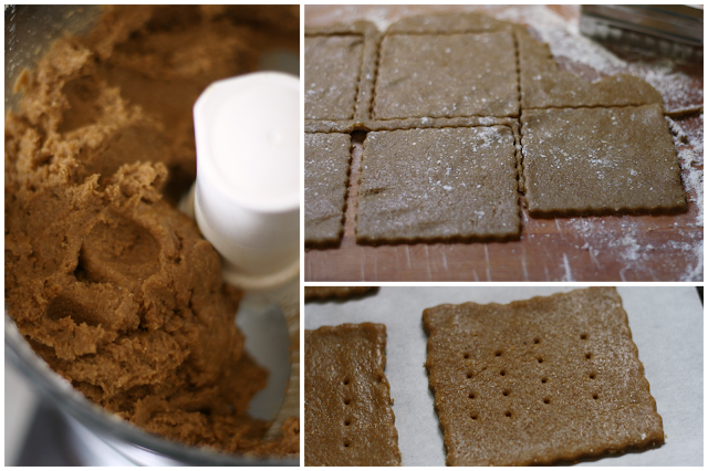 making Homemade Graham Crackers