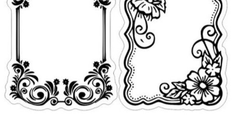 Download Bingkai Hitam Putih Menarik Lembar Vector Download Bingkai Hitam Putih Menarik Lembar Vector