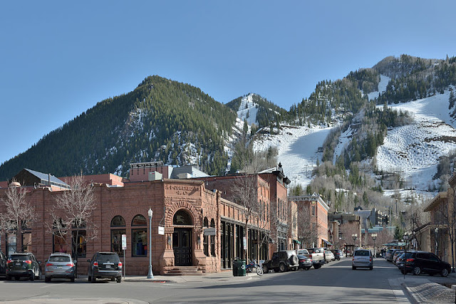 View of south Galena street in Aspen