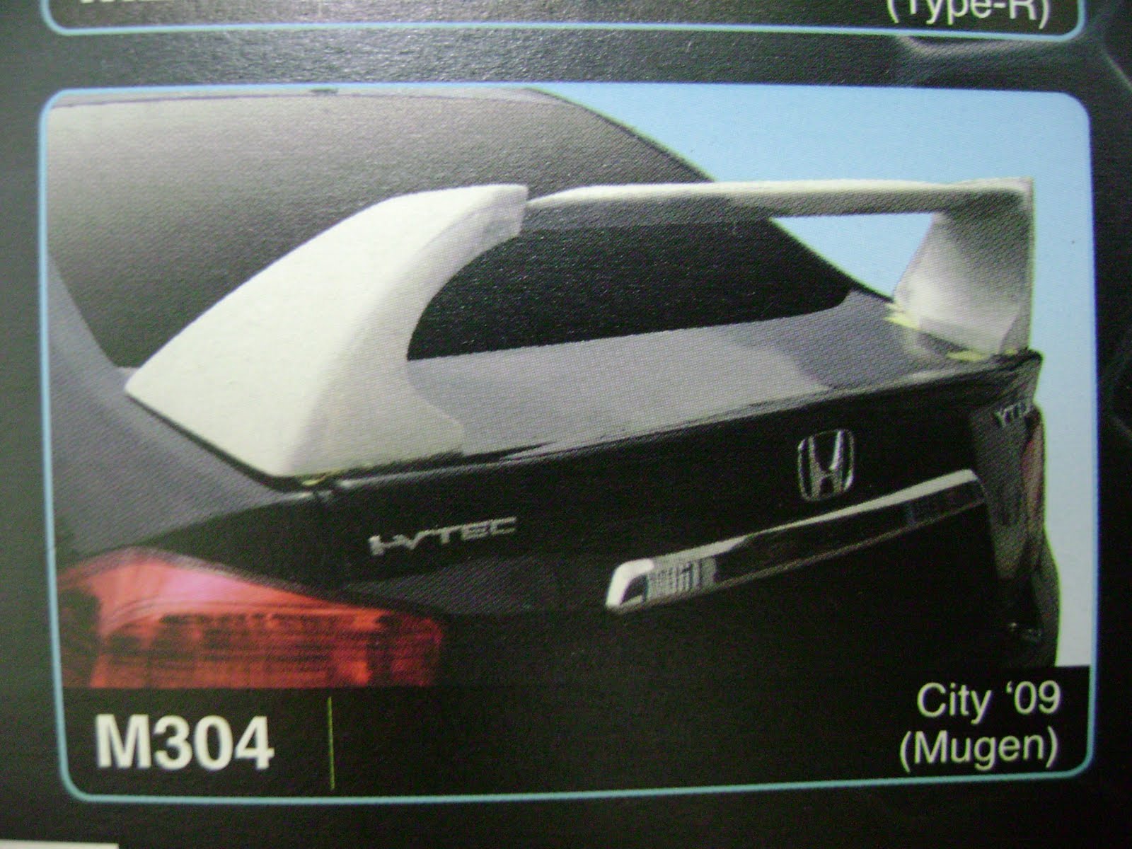 REV MOTORSPORT: honda city year 09 rear spoiler.