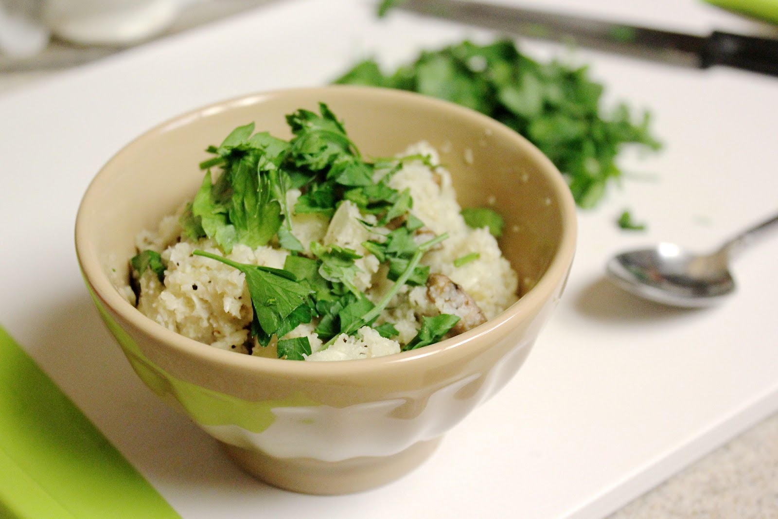 Make with your hands: Garlic Cauliflower "Couscous"