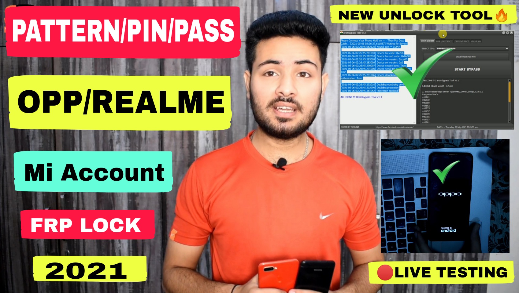 Latest Mtk Bypass Tool | Remove Oppo/Realme/Xiaomi/Vivo Pattern,Pin,Password 2021