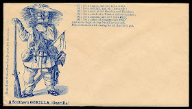 Civil War envelope - A Southern Gorilla