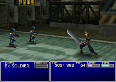 Final Fantasy 7 Turn based battle