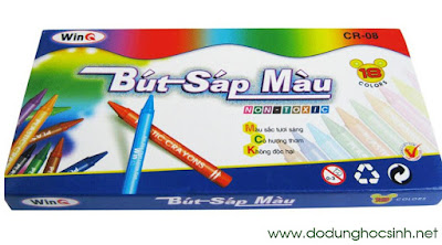 Bút sáp màu WinQ CR-08 - 18 màu