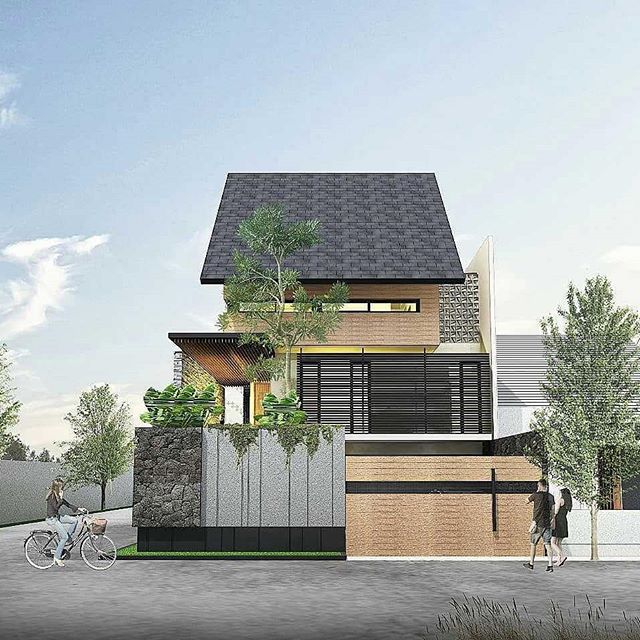 Model Rumah  Tingkat 2 Minimalis Mungil Type 36 Desain  