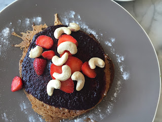 gluten-free pancakes at Cafe Organic in Seminyak Bali