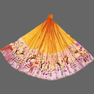 Unstitched paithani lehenga Online shopping
